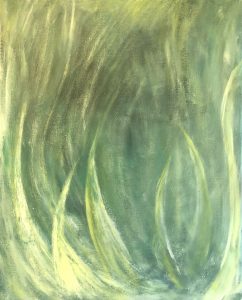Acryl auf Leinwand „Wachstum aus der Tiefe“